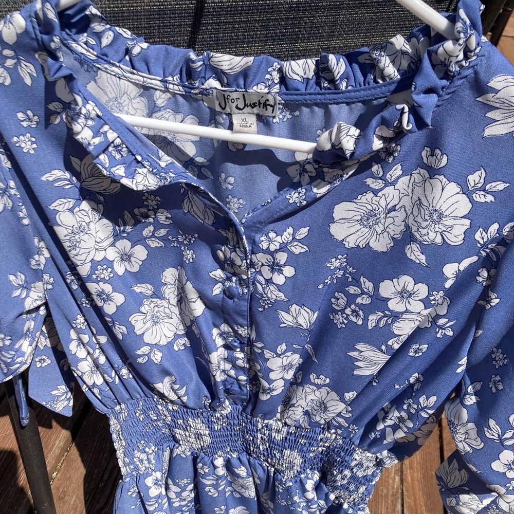 Justify Junior's XL Floral Mini Dress